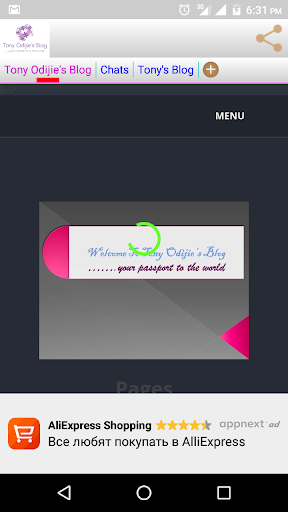 Anteprima dell'app