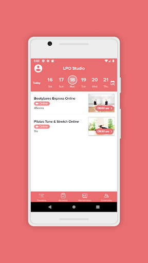 Android application LPO Studio screenshort