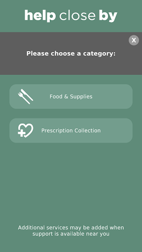Android application Help Close By screenshort