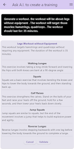 Sporttrack Workout log Fitness