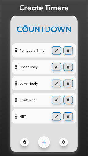 Android application Countdown Timer screenshort