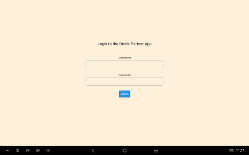 Dizzle Partner Screen 2