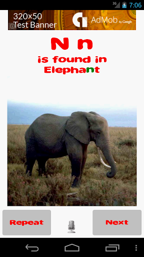 Zoo Alphabet Screen 3