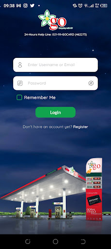 Android application GO Connect screenshort