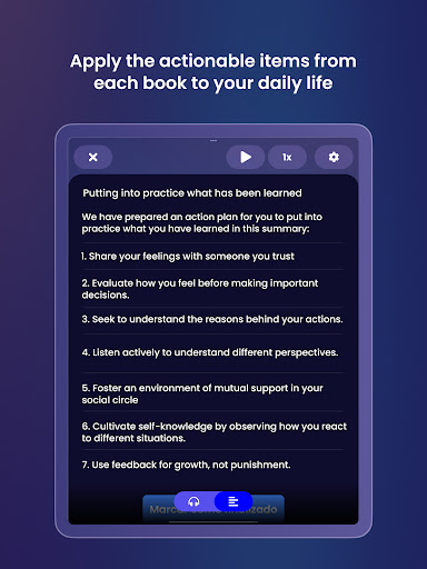Screenshot of Bookster: Books in 15 Minutes