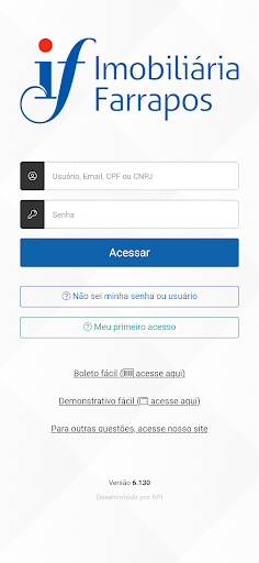 Android application Imobiliária Farrapos screenshort