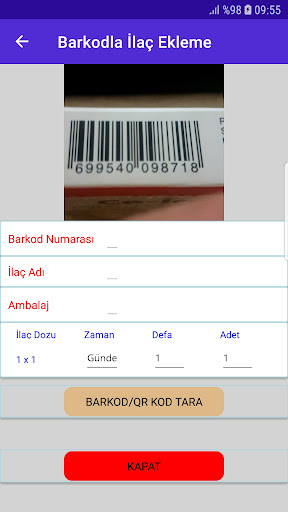 İlaç Takip Screen 2