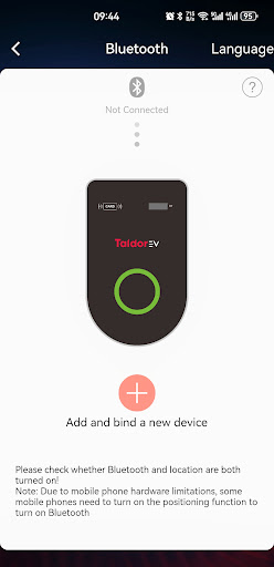 TALDOR EV Screen 2