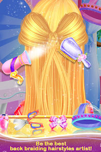Captura 3 trenzas de modaJuegos de niñas android