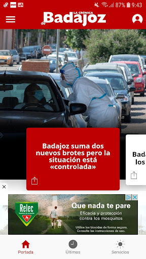 Android application LA CRÓNICA DE BADAJOZ screenshort