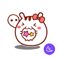 Cute baby xixi -APUS Launcher theme