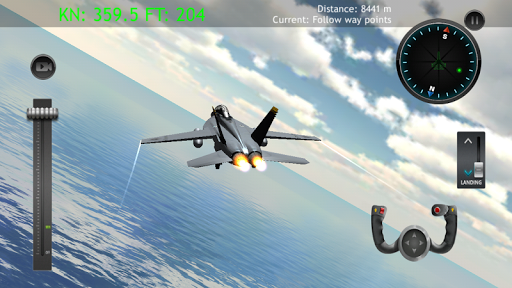 Android application Fly Airplane F18 Jets screenshort