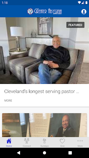 Android application Greater Abyssinia Baptist screenshort