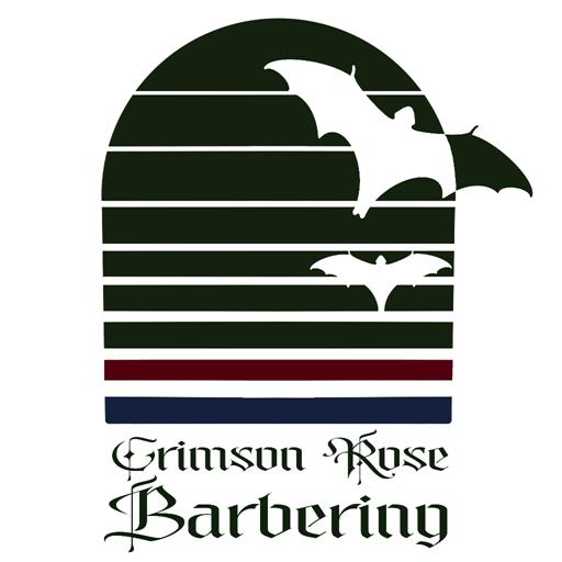 Crimson Rose Barbering logo