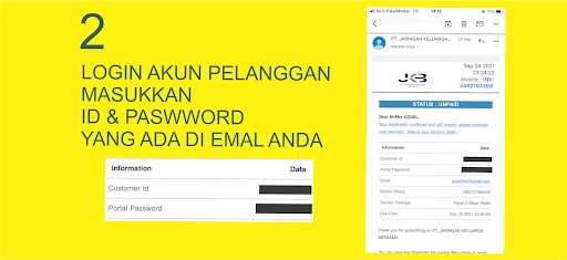 pelanggan iseven net Screen 2