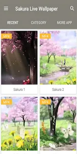 Sakura Live Wallpaper 3D