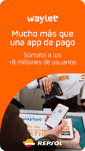 Android application Waylet. Pagos con el móvil screenshort