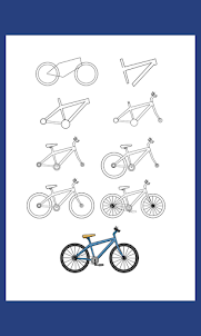 How to draw a bicycle