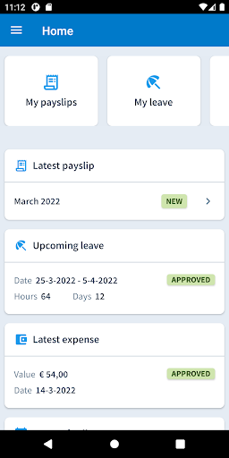 Nmbrs Employee Self Service Screenshot 1 - AppWisp.com