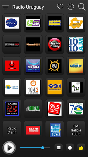Uruguay Radio FM AM Music Screen 2