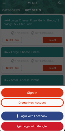 Honeyspot Pizza 3 Branford CT Screen 3