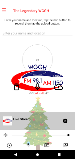 Android application WGGH Radio screenshort