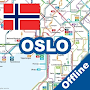 OSLO METRO TRAM BUS FERRY MAPS