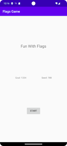 Flags Game Screen 2