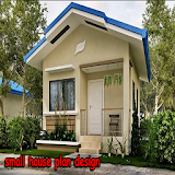 small house plan design icon