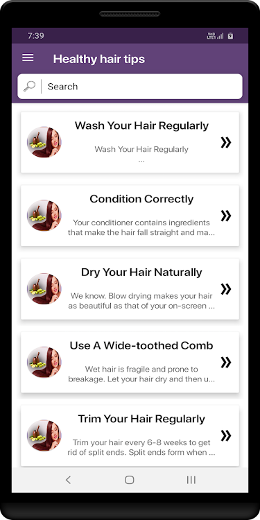 Healthy hair -Tips - 1.3 - (Android)