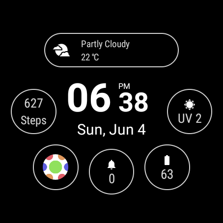 Pixel Slick Watch Face screenshot 3