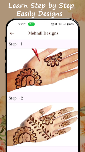 Mehndi Design Easy Simple Screen 3