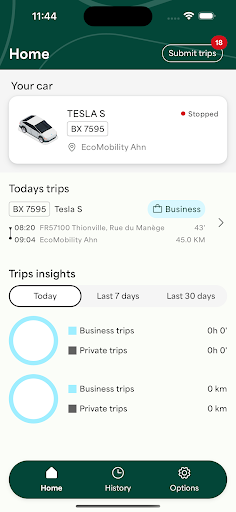 EcoDrive by EcoMobility Screen 2