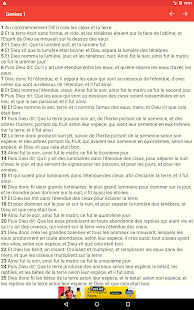 La Sainte Bible en français Screenshot