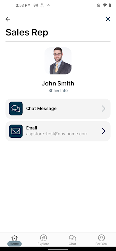 NoviHome Screen 2