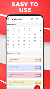 Calendar Pro - Simple & Easy