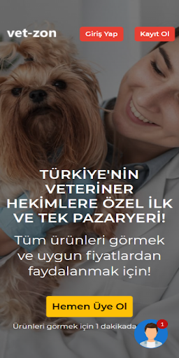 Android application Vet-Zon screenshort