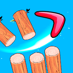 Boomerang Throw: Cutting Mod apk скачать последнюю версию бесплатно
