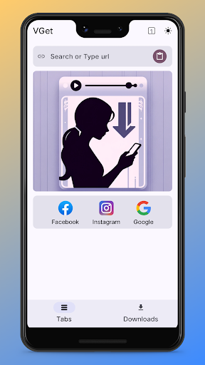 Android application Reels video downloader : VGet screenshort