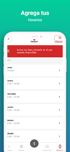 Fasty Negocios Screen 3