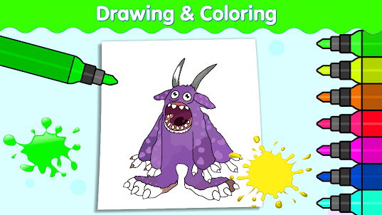 Mammott Monsters Easy Drawing