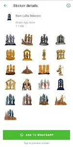 Ayodhya Ram Mandir Stickers