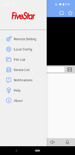 Android application FiveStar Connect screenshort
