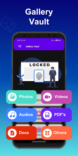 Android application Gallery Vault- Hide photo lock screenshort