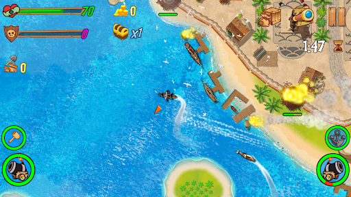 RobZ: pirate ships in the Bay Screen 3