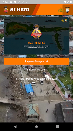 Android application SI HERI POLRES KEP SULA screenshort