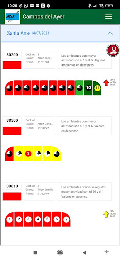 Android application Silcheck Informes screenshort
