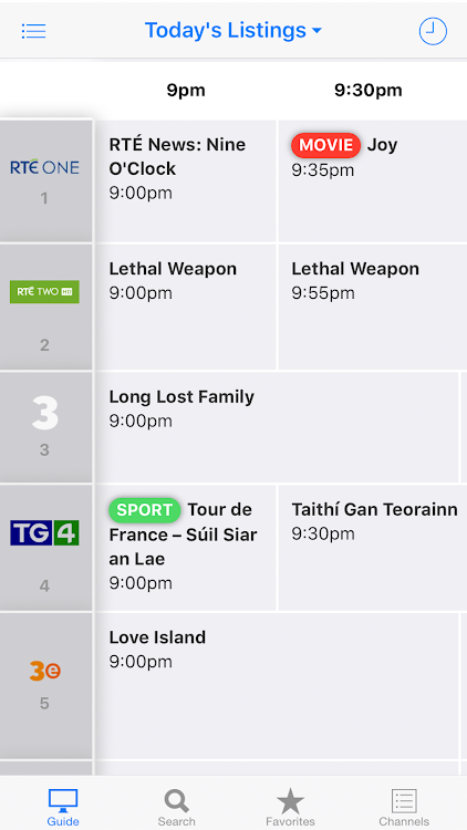TV Guide Ireland - 1.6.0 - (Android)