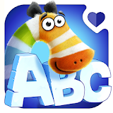 Zebra ABC educational games for kids icon