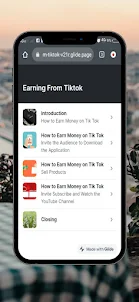 Guide Earn Money From Tiktok